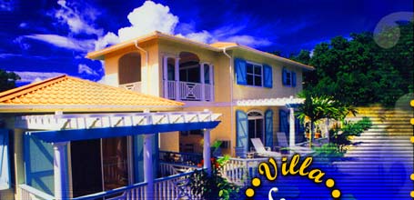 Relax in your own romantic tropical villas high atop the Caribbean waters of St. John, US Virgin Islands